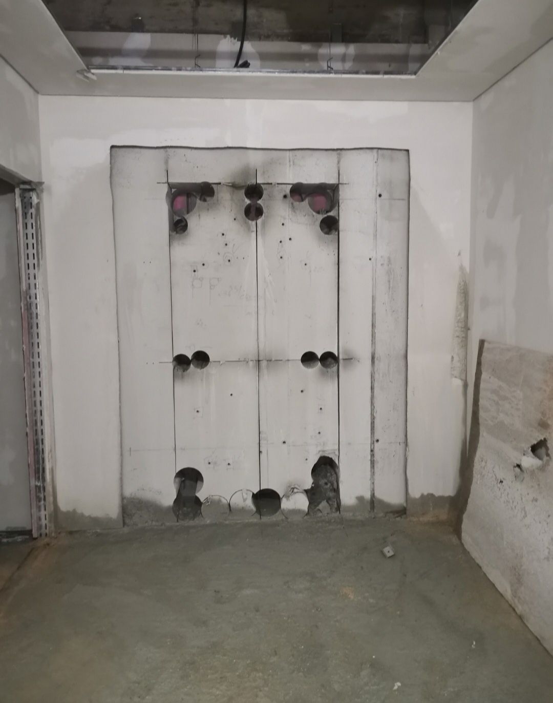 Tăiat beton spart beton, santuri electrice