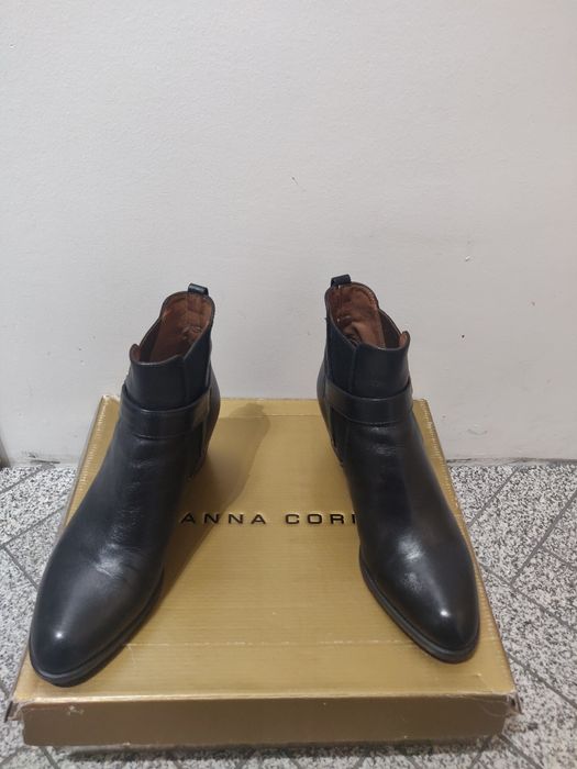 Ghete Anna Cori marimea 38 din piele naturala
