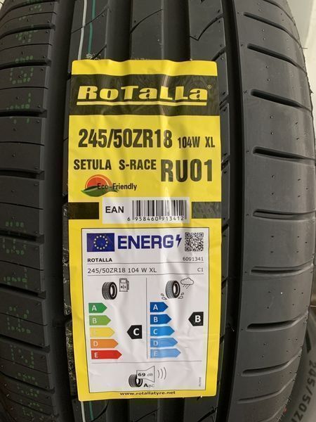 Нови летни гуми ROTALLA SETULA S-RACE RU01 245/50R18 104W XL НОВ DOT