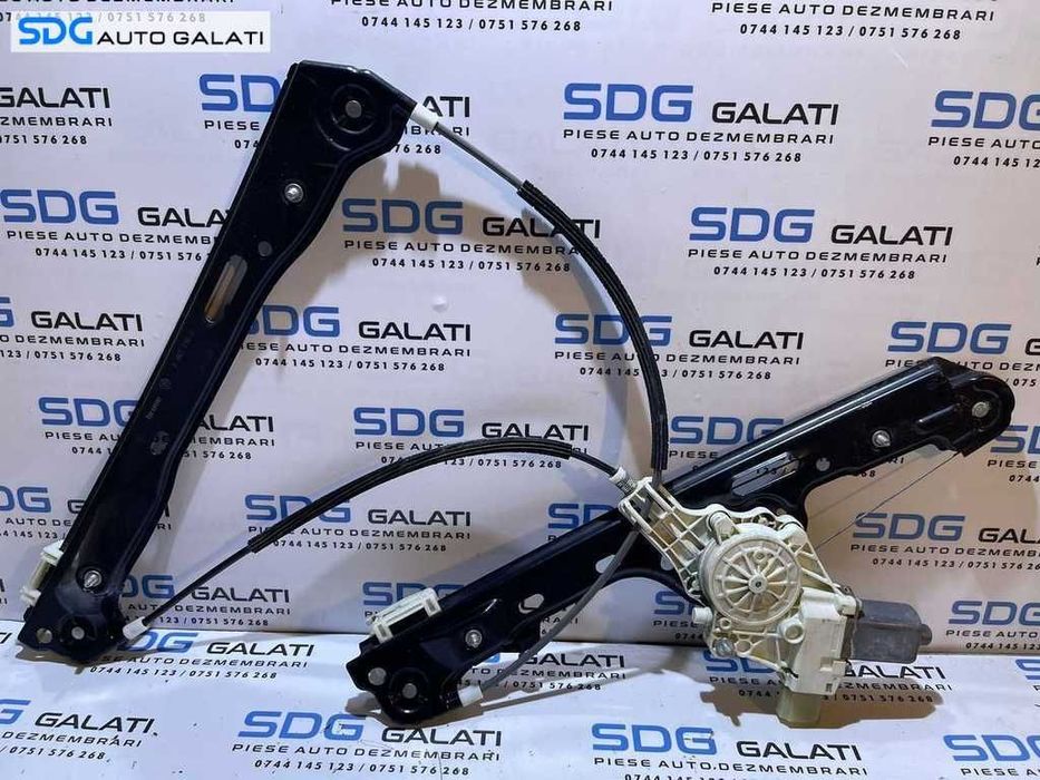 Macara Electrica cu Motoras Usa Portiera Dreapta Fata BMW Seria 1 E87 2004 - 2011 Cod 7138466E 7138466 7067796S 7067796