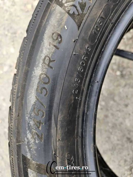 SET 4 Anvelope Iarna 245/50 R19 MICHELIN Pilot Alpin 5 ZP SUV  Runflat