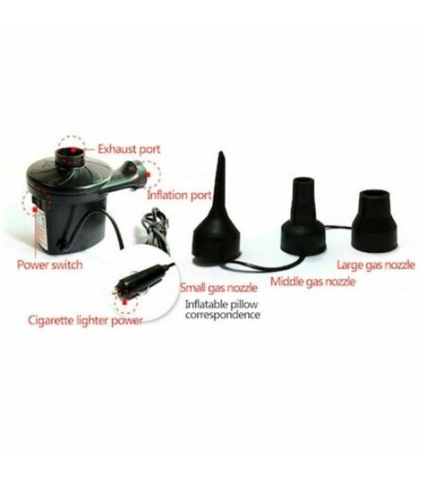 Saltea gonflabila auto  cu perne pentru bancheta mașină