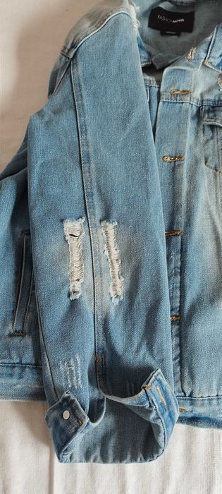 Дамско дънково яке М