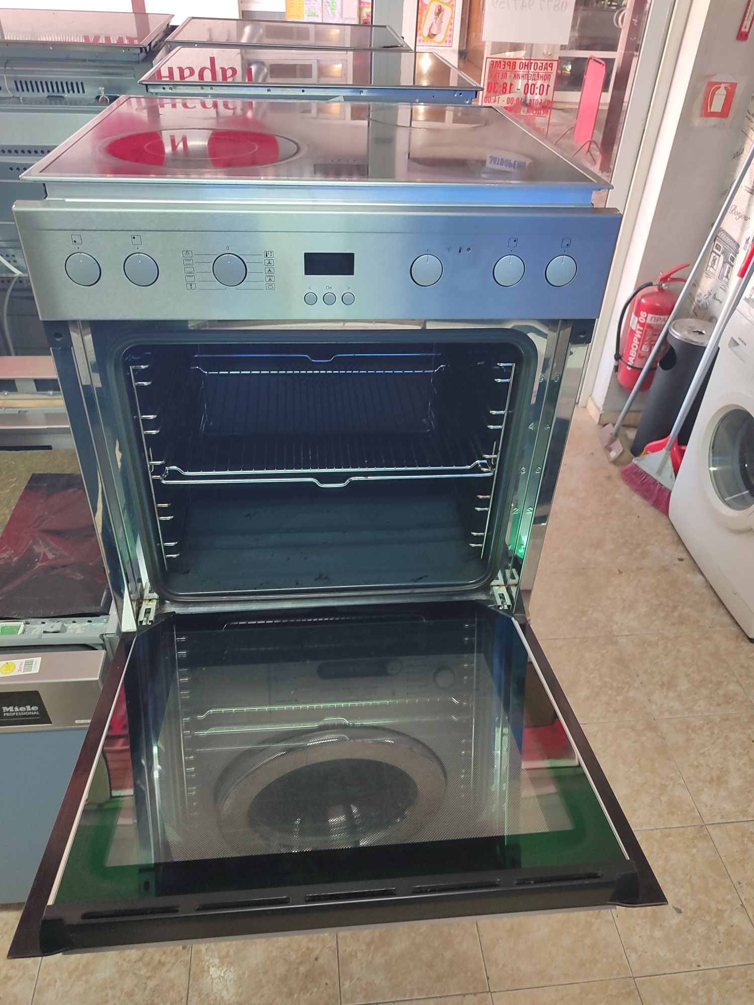 Фурна с котлони Miele H2363E - 76литра.