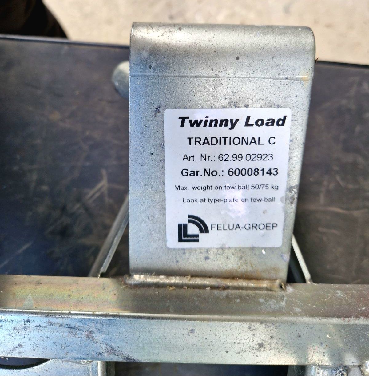 Автостойка за велосипеди за теглич Twinny Load Traditional  C, за 2 ве