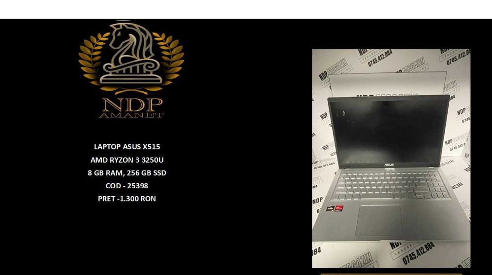 NDP Amanet NON-STOP Bld.Iuliu Maniu 69 LAPTOP ASUS X515 (25398)