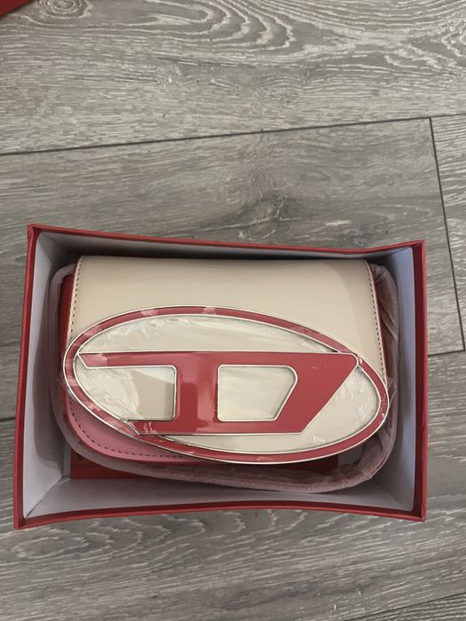 Geanta Diesel Alb Roz