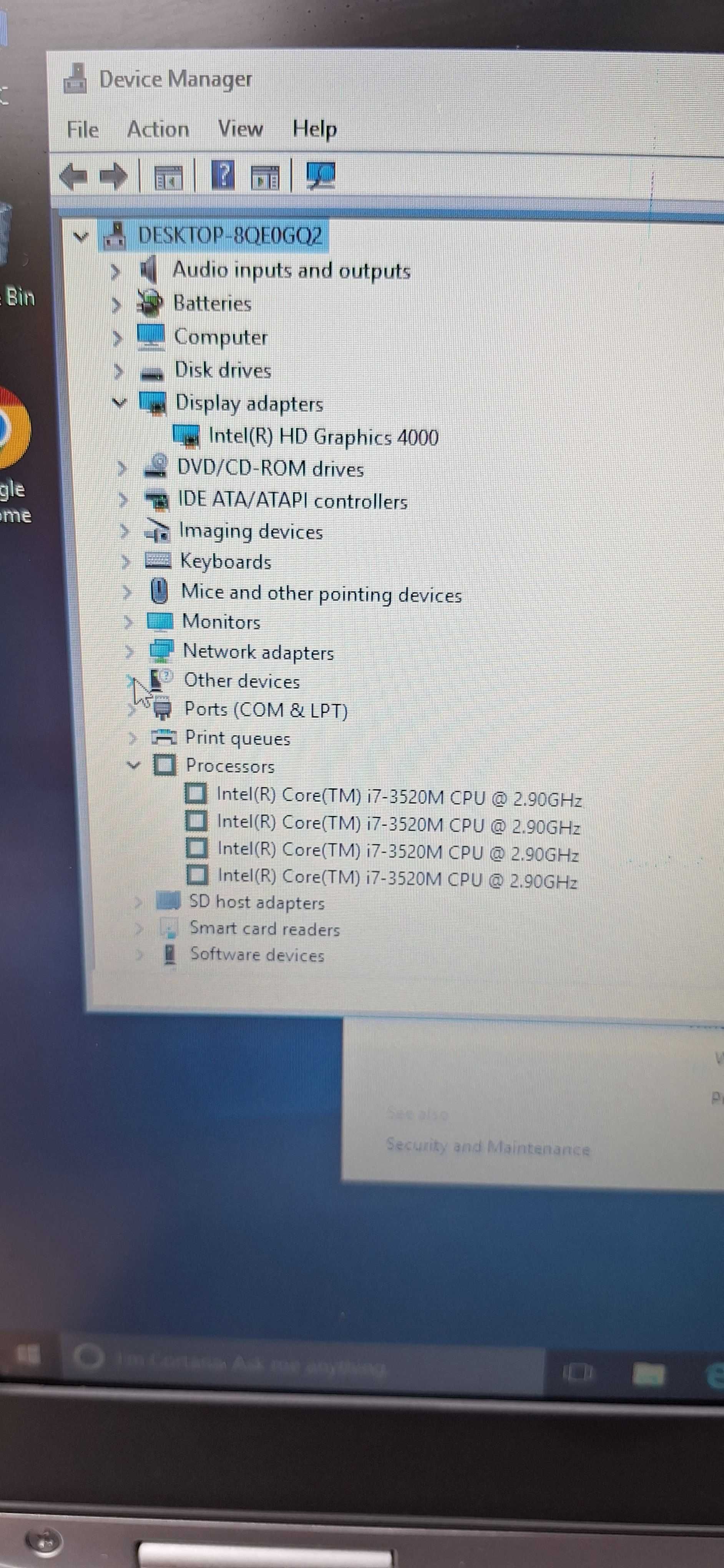 Laptop ieftin Dell 14 inch i7 8GB RAM 500Gb wifi Bluetooth HDMI win 10