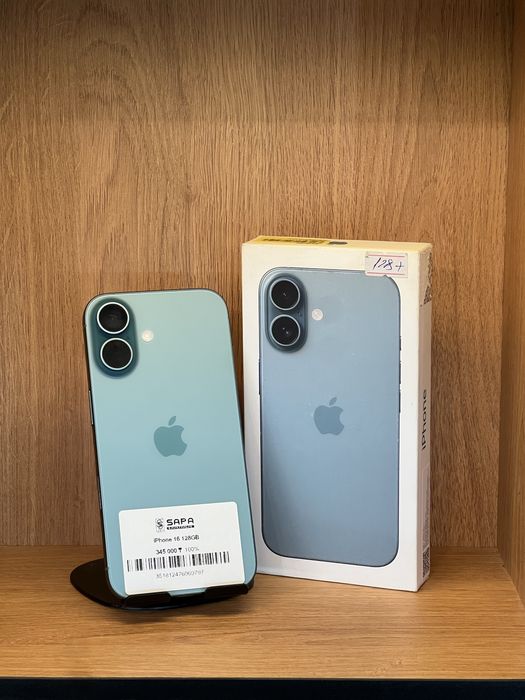 Айфон 16 зеленый 100%