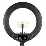 ring light 54 cm si 480 led-uri cu lumina rece/calda tip inel