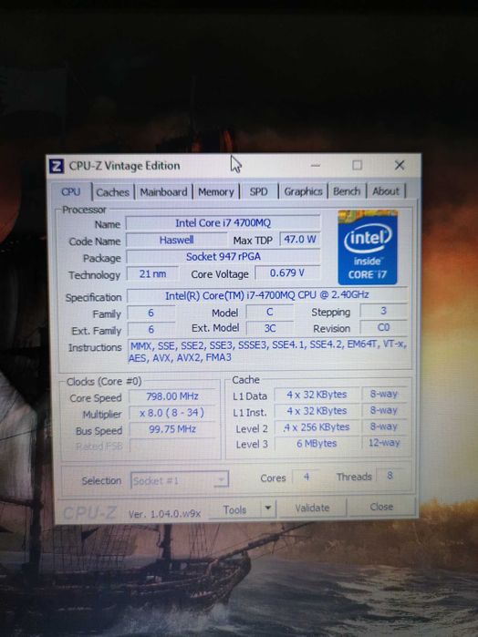 Laptop HP ENVY TouchSmart 15-j003ed Intel® Core™ i7 i7-4700MQ