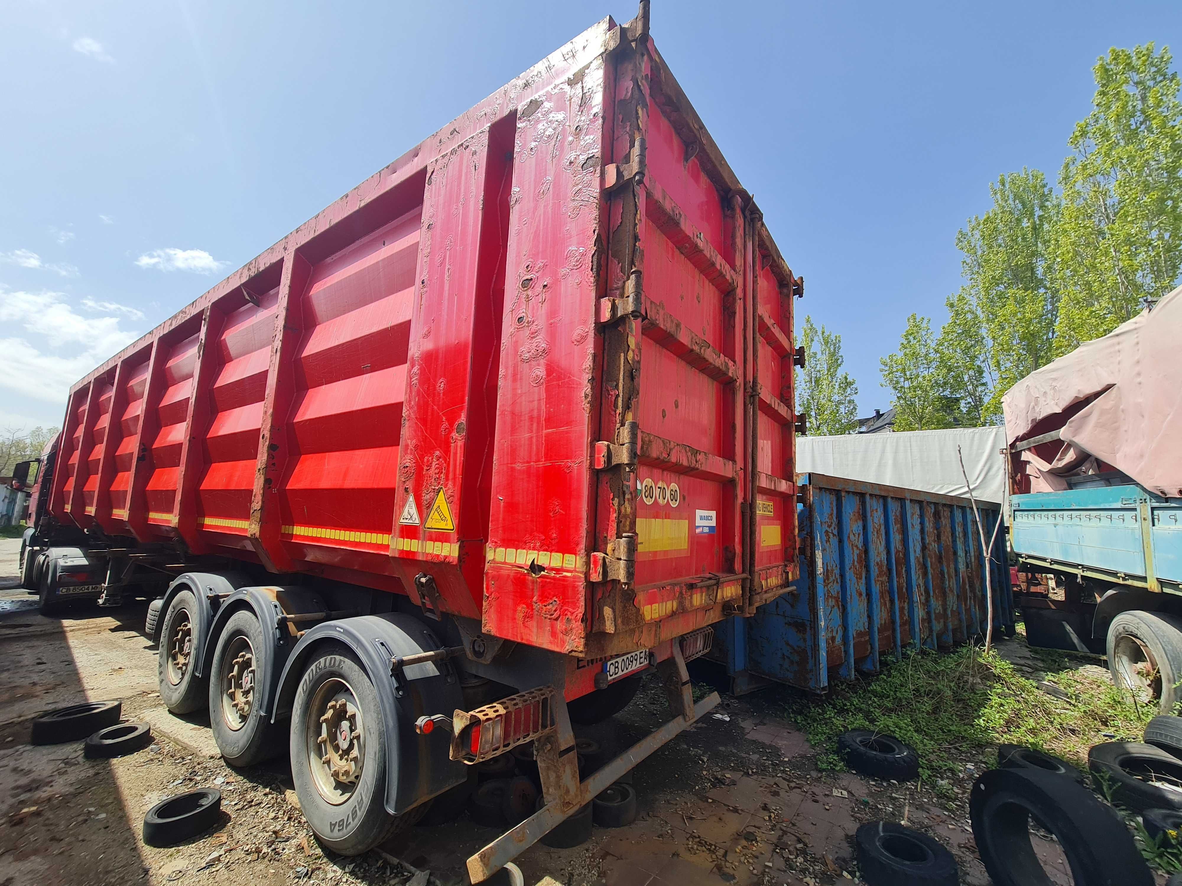 Ремарке EMIRSAN 3 Axle 70 Cbm Scrap