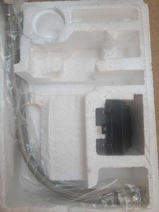 Vand robinet din sticla cu led Delux Design