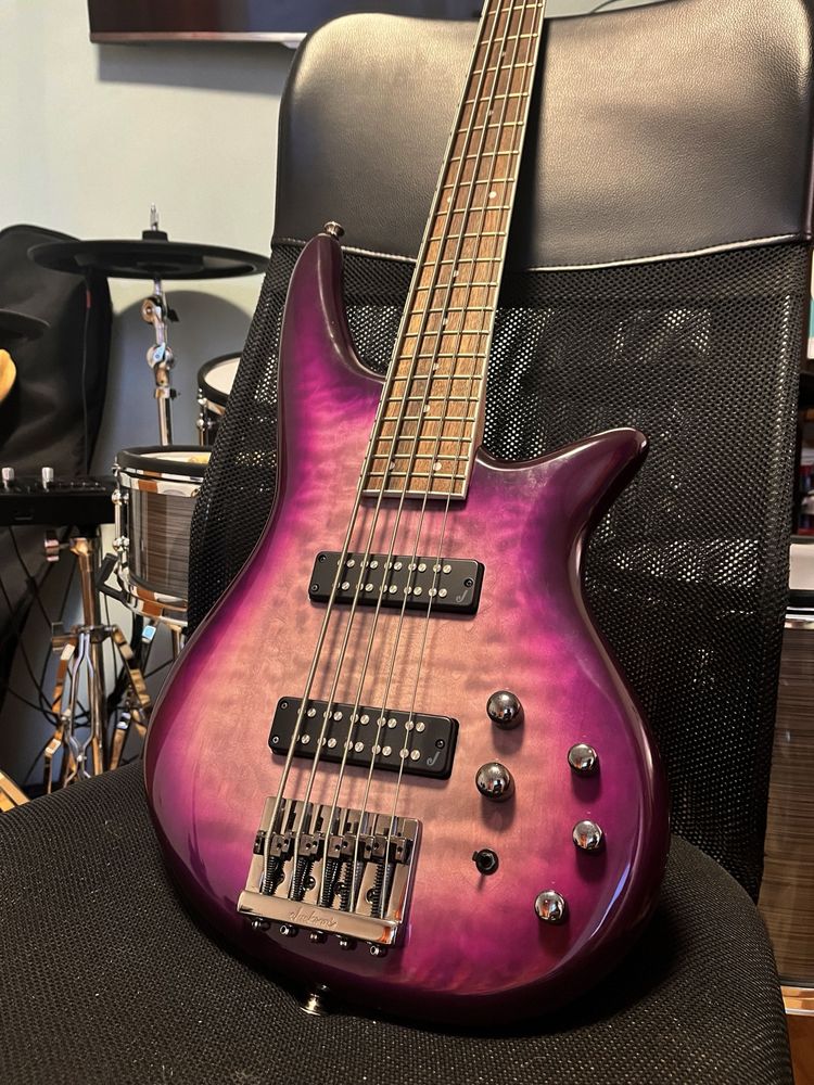 Bass 5 corzi Jackson JS3Q V Spectra Purple Phaze