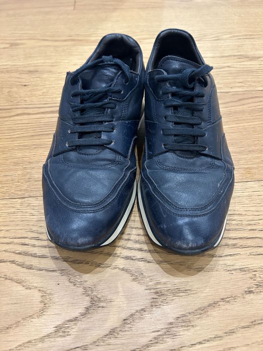 Мъжки обувки от телешка кожа Massimo dutti