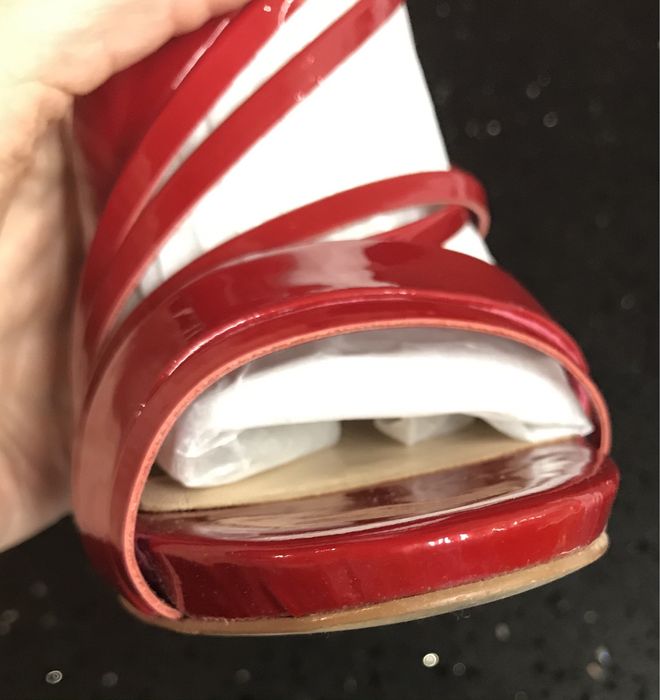 Оригинални сандали на ток Guess, Roberto Botella естествена кожа