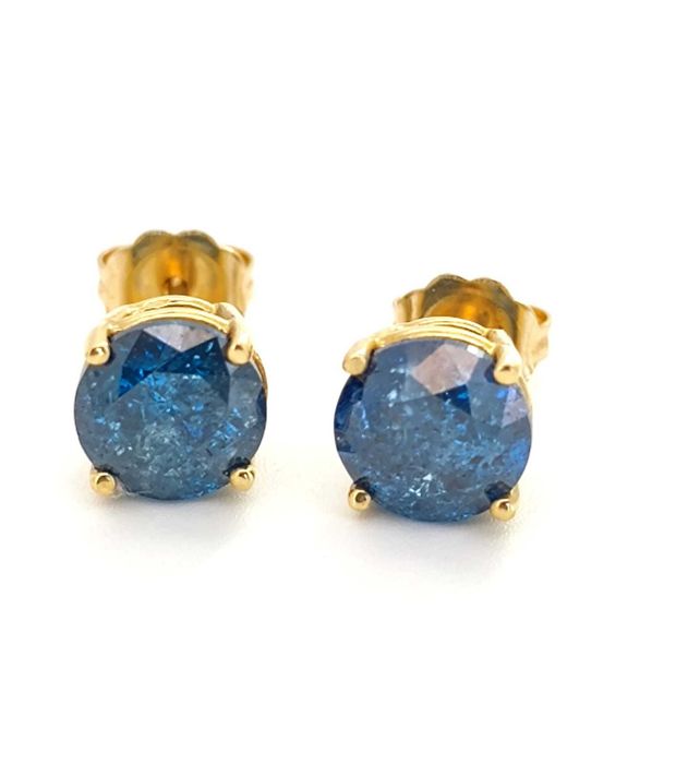 Cercei 14k cu diamante 2,5ct