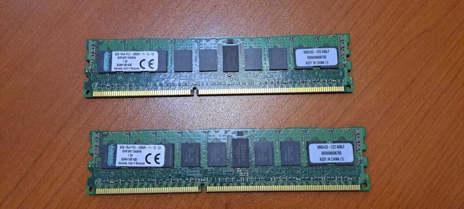 Продам серверную оперативную память KVR16R11S4/8HA 8GB DDR3 1600MHz
