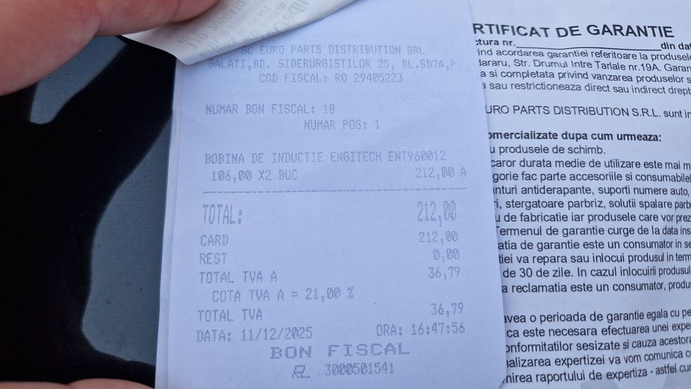 Bobina inductie Honda crv  civic 1.8 2.0