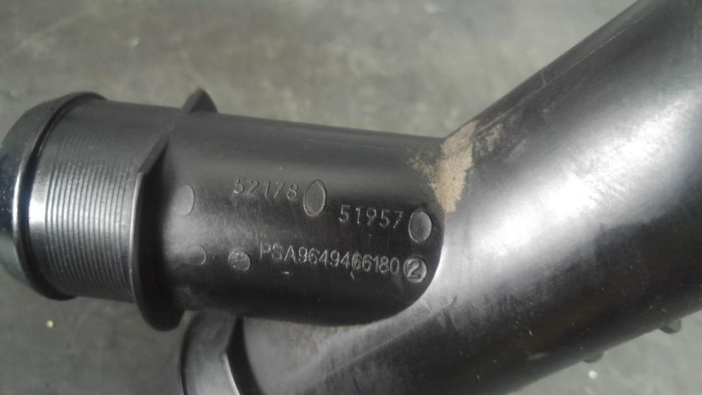 Tubulatura intercooler 2.0 hdi rhr peugeot 407 9649466180