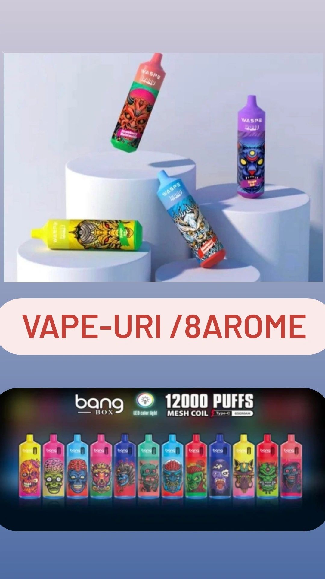 12.000 Vape/ pufuri/țigară electronică/puffs