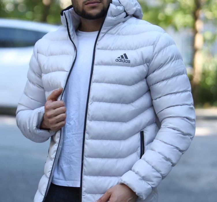 Мужская ветровка Adidas зимняя куртка (1418) скидка