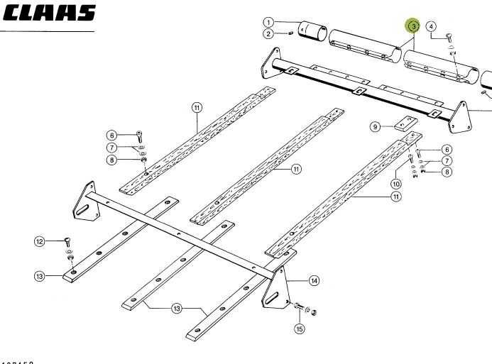 Aparatoare ax transportor combina CLAAS 20x9x457 mm 680474