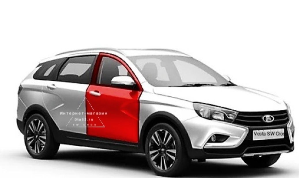 Продам переднюю правую дверь lada vesta sw cross