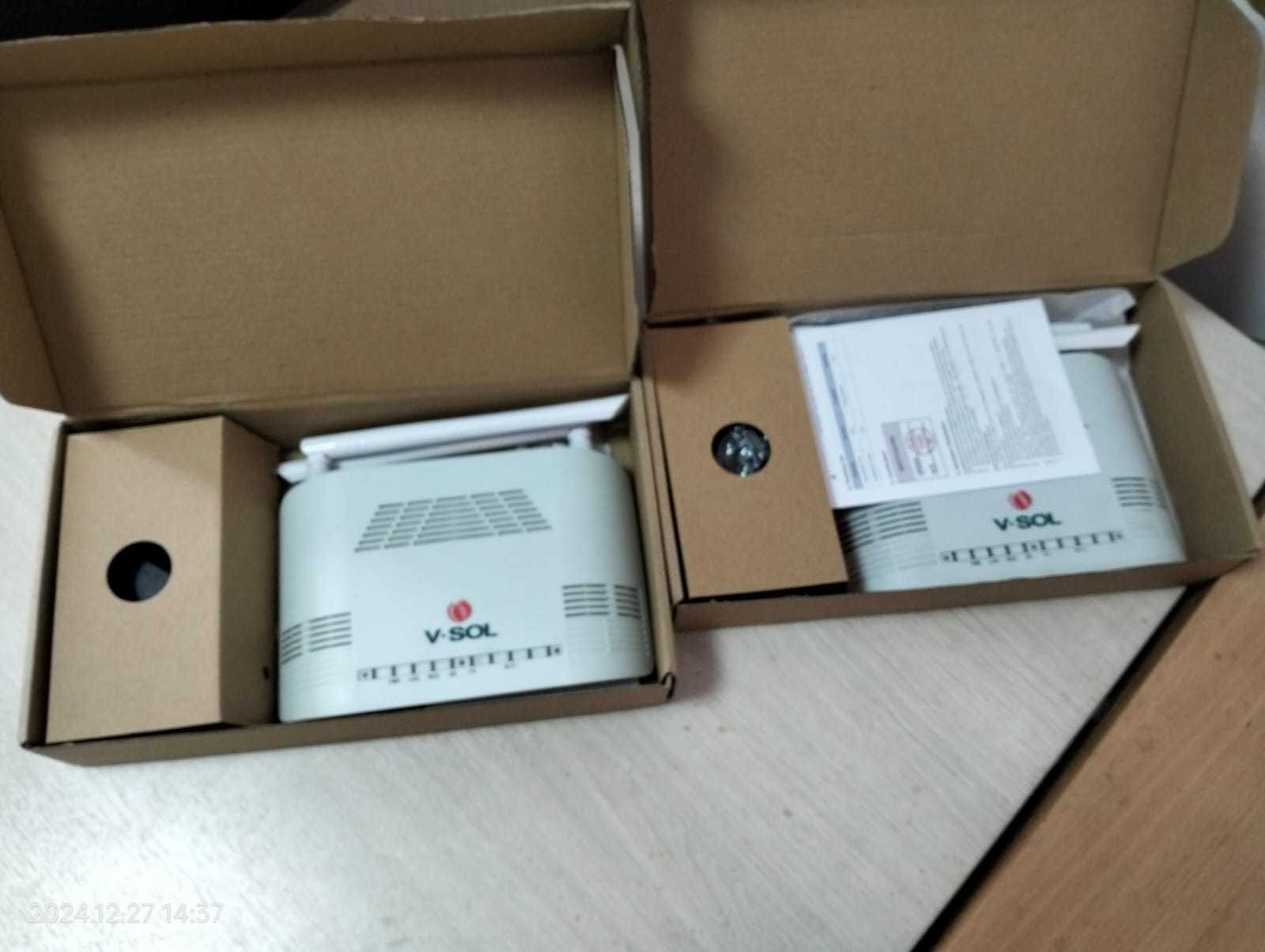 Роутер V-SOL 
V-Sol ONT-V2802GW (Wifi) - для GPON.