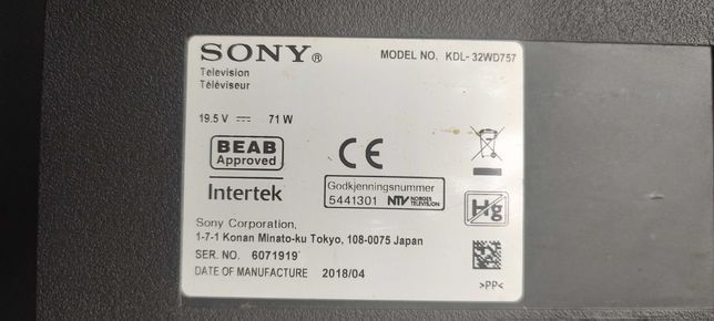 Sony KDL-32WD757