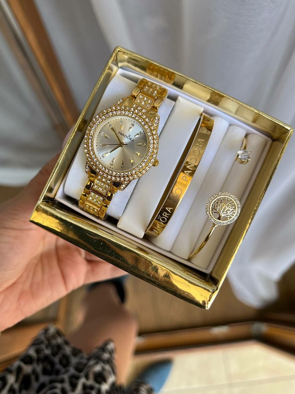 Женские часы, Pandora, Часы+браслет, Новые, Отличный подарок