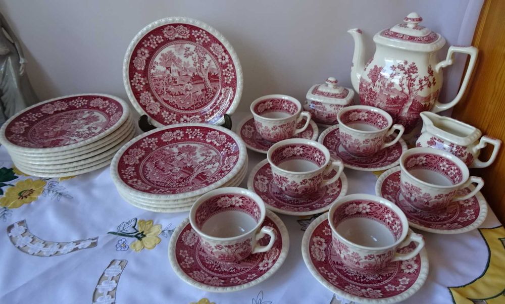 Винтидж Villeroy & Boch,  декор Rusticana със забележки.