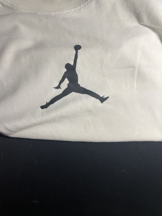 Tricou Jordan logo alb