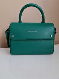 Оригинална зелена чанта Karl Lagerfeld