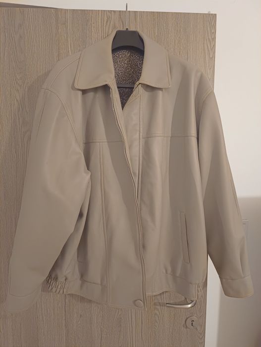 Jachetă din piele naturală nouă