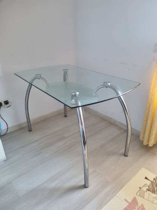 Masa sticla dining 6 persoane