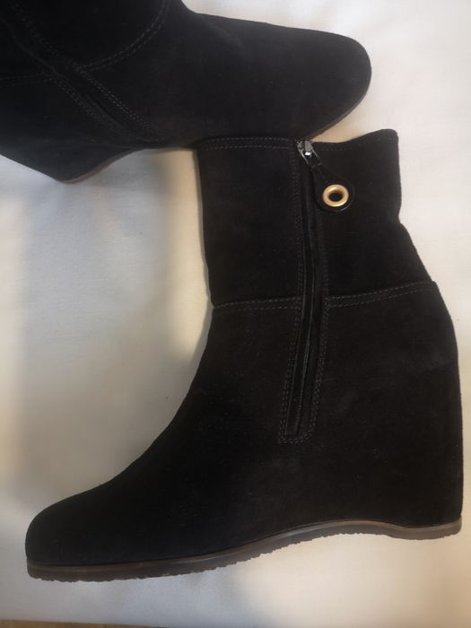 Caro Shoe, боти естествен велур, номер 38