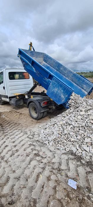 Transport moloz container moluz bena detasabila gunoi targa skip