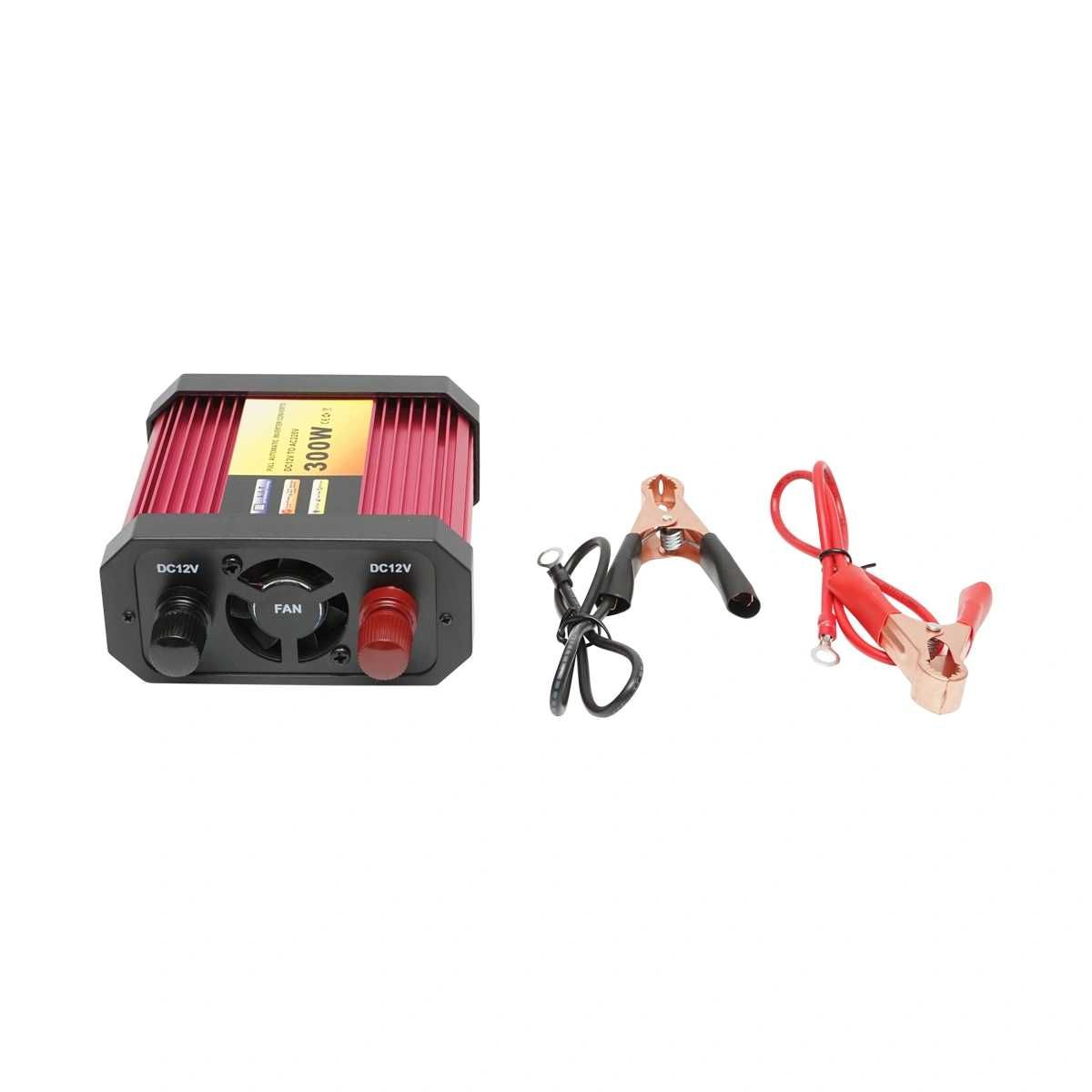 Invertor auto  tensiune 12V - 220V cu purerea 300W, USB 5V 1A