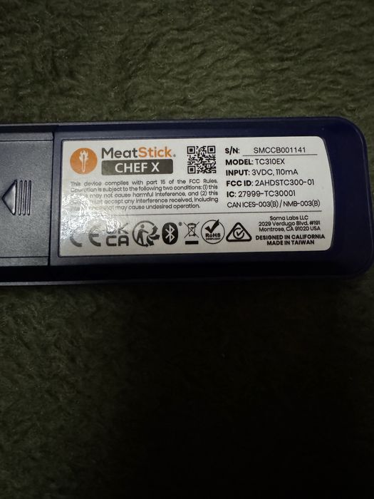 Безжичен термометър за готвене Meatstick Chef X