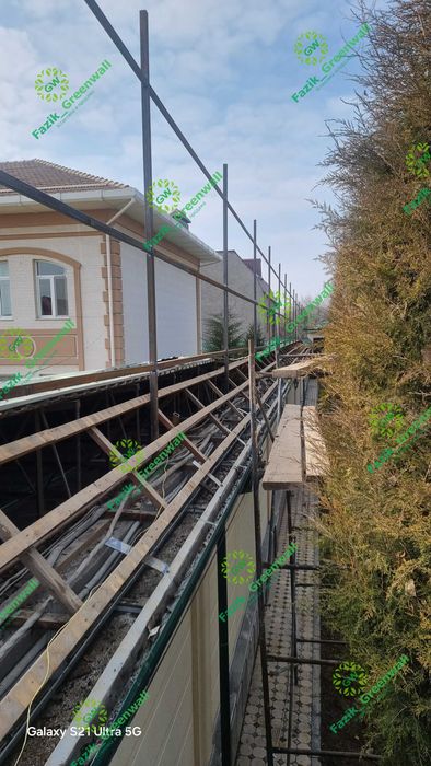 Yashil zabor / Искусственный кусты / Green Wall dekorativ setka