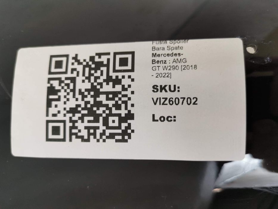 Спойлер Задна Броня Мерцедес-Бенц АМГ ГТ / Mercedes-Benz AMG GT W290 [