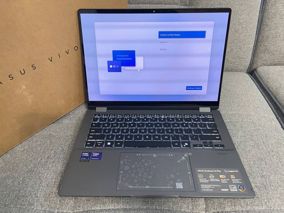 Asus Vivobook Flip 14OLED 2.8K ultra7-256V