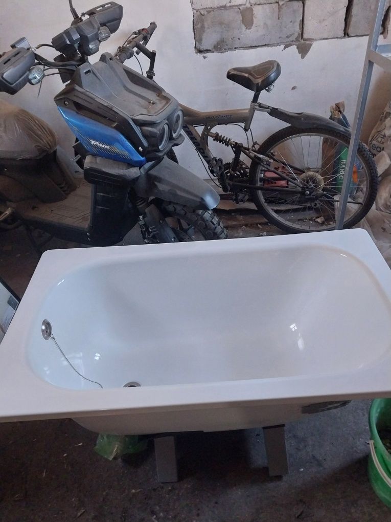 Металлическая ванна 1,20×0,70