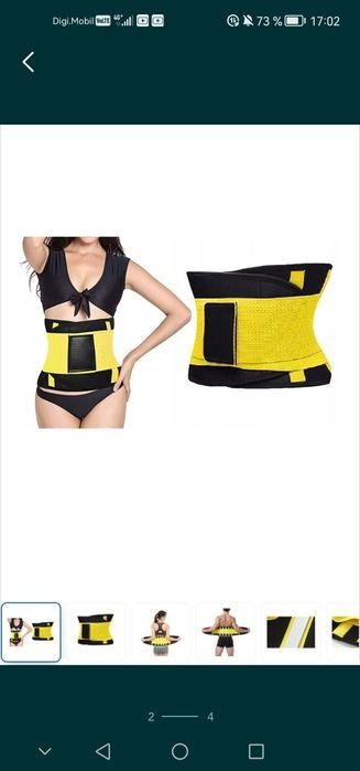 Centura modelatoare fitness pentru slabit