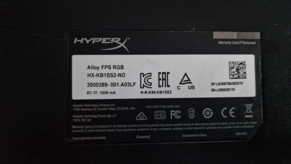 Vand Tastatura Gaming Mecanica HyperX Alloy Origins RGB la 100lei