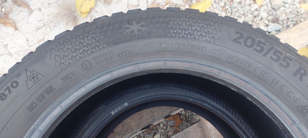 CONTINENTAL 205 55 R 16 m+s