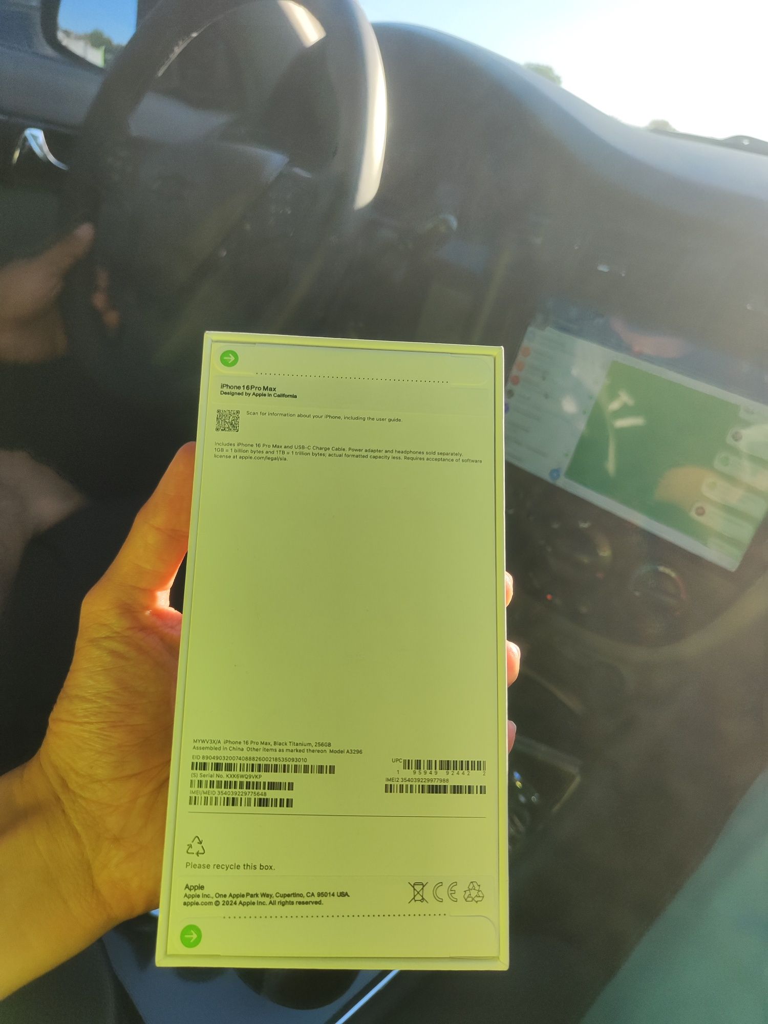 iPhone 16 pro max 256
