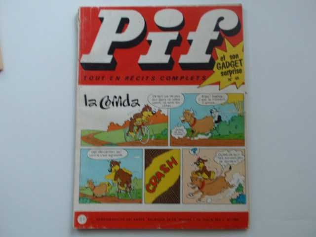 списания/комикси "Pif Gadget" (с липси) и "Super Hercule"