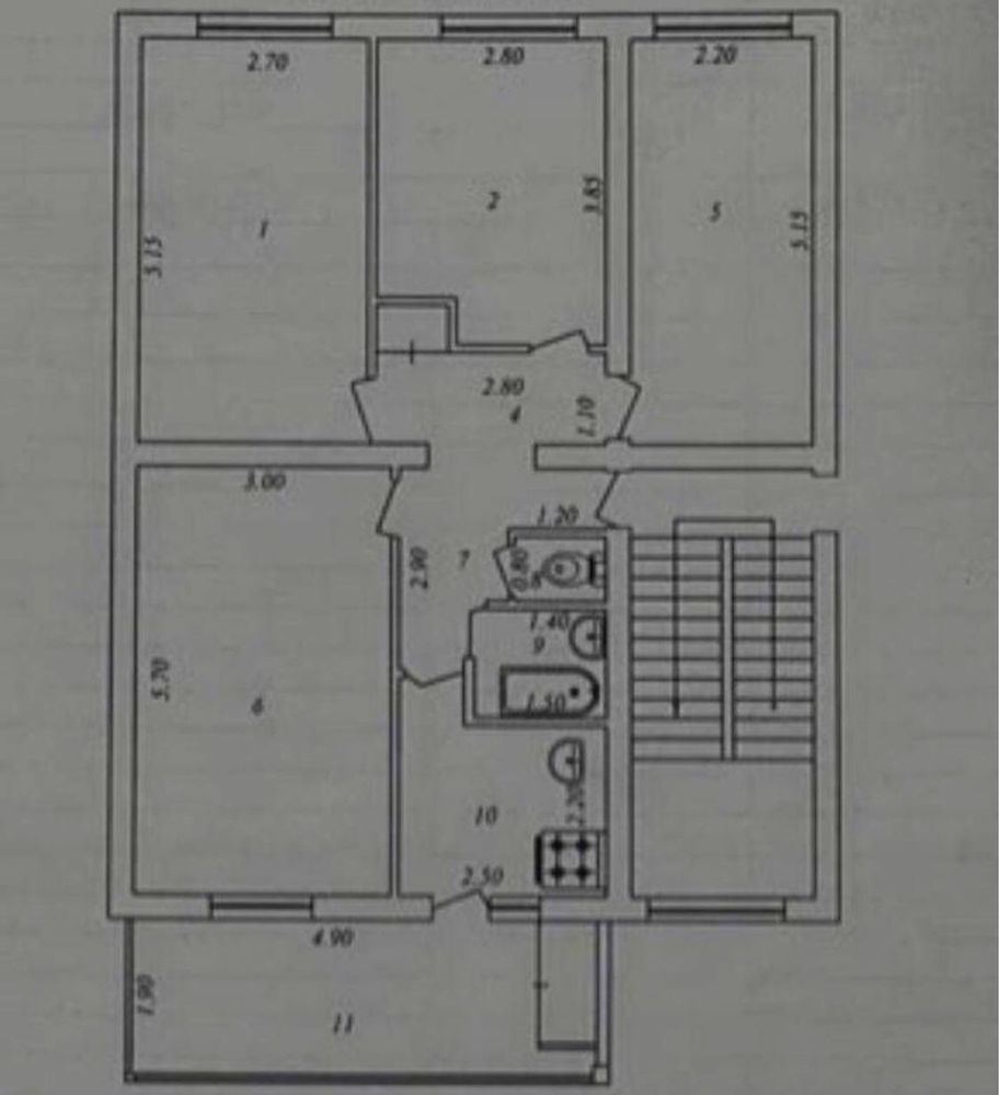 Продается 4-комнатная квартира в Шайхантахурском районе, Ц-13.